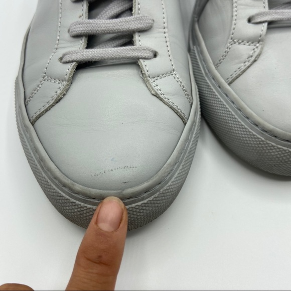 Woman by Common Projects Grey Achilles Sneaker 8 - Picture 3 of 10